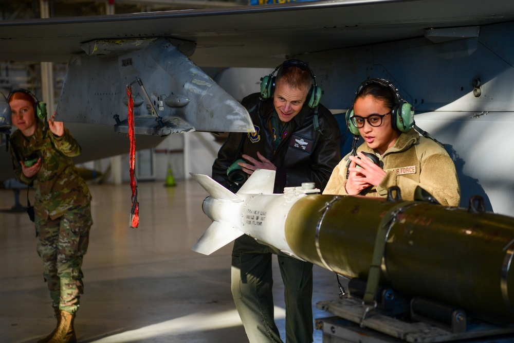 Gen. France and Third Air Force leadership visit Aviano AB