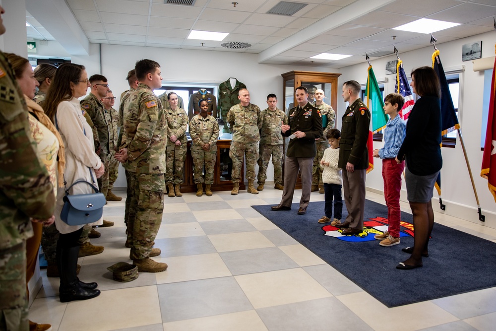 Maj. Edward Parry promotes to Lt. Col.