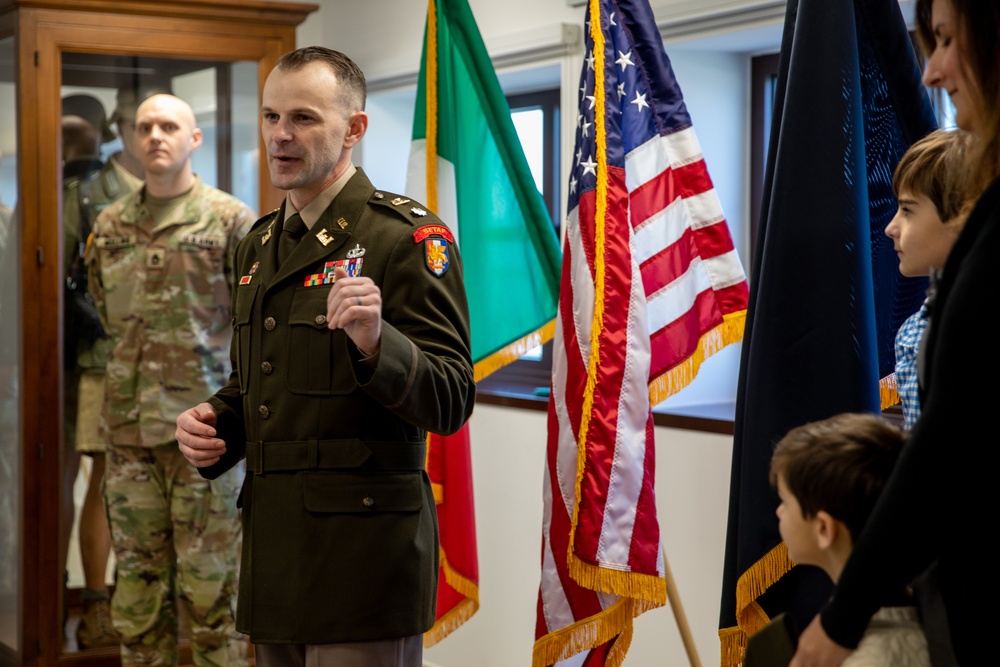 Maj. Edward Parry promotes to Lt. Col.