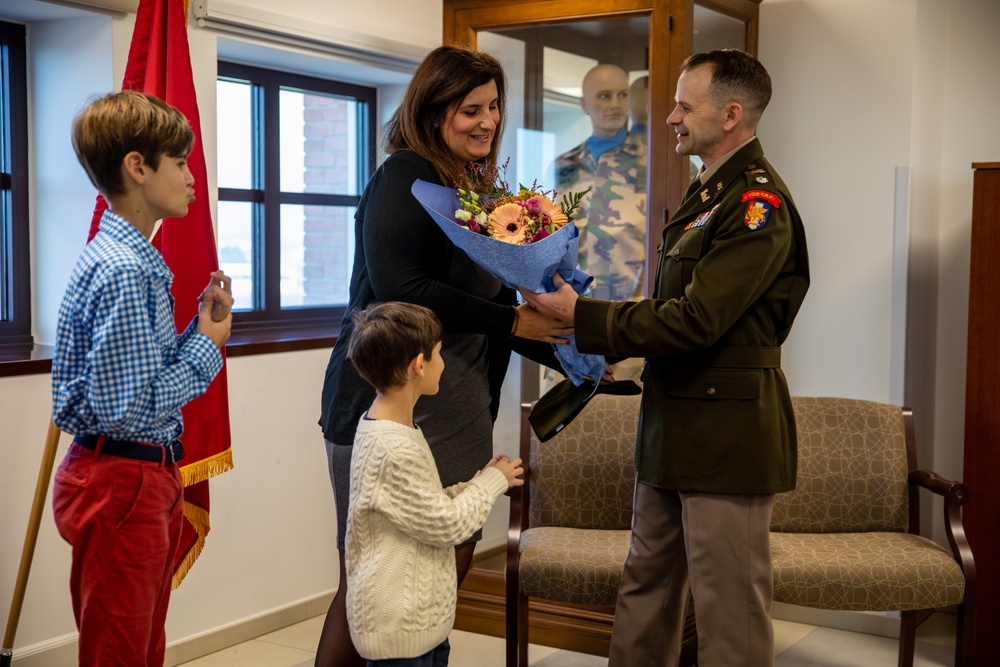 Major Edward Parry promoted to Lt. Col.