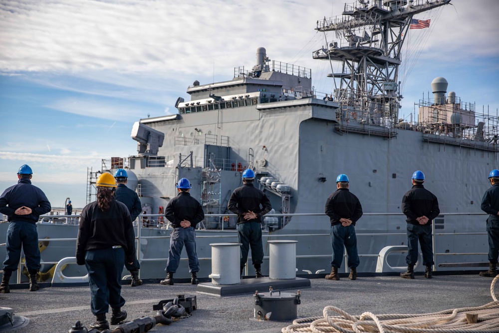USS Gunston Hall (LSD 44) Departs Norfolk to Participate in Steadfast Defender 24