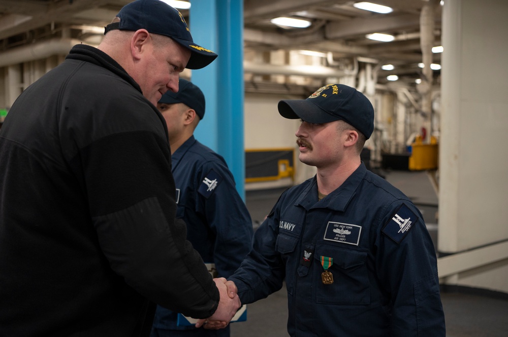 USS New York All-Hands Call