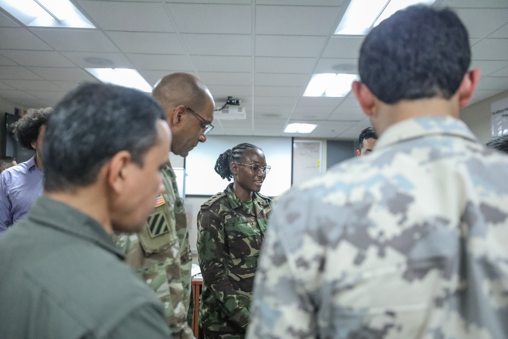 TRADOC commander tours Fort Huachuca, military intelligence training