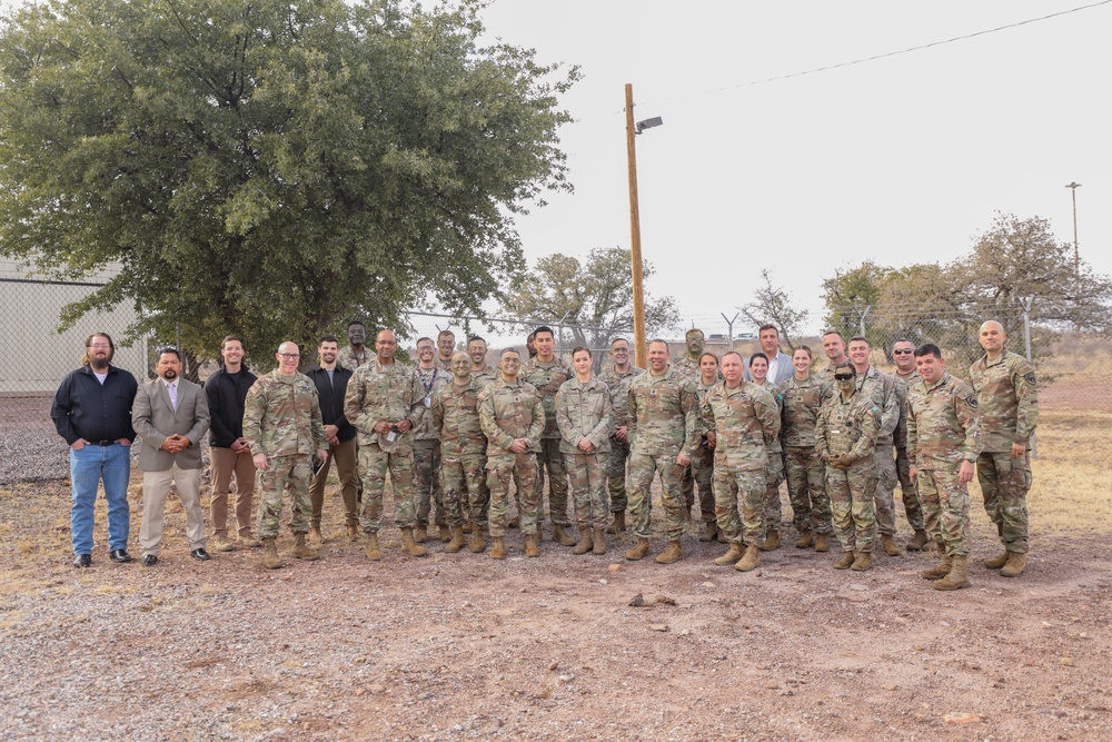 TRADOC commander tours Fort Huachuca, military intelligence training