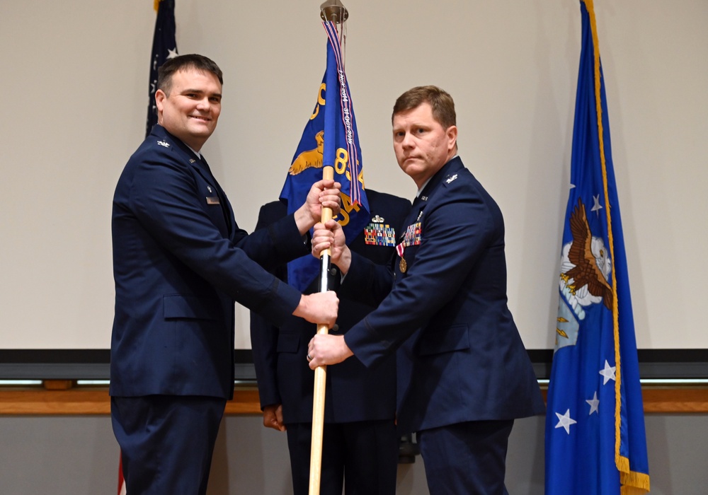 854th Combat Operations Squadron receives a new commander