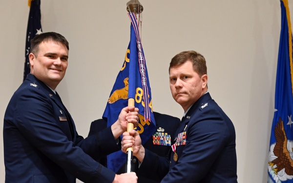 854th Combat Operations Squadron receives a new commander