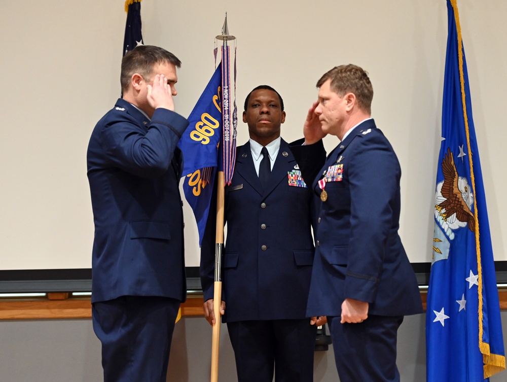 854th Combat Operations Squadron receives a new commander