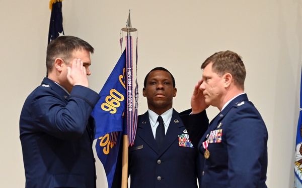 854th Combat Operations Squadron receives a new commander