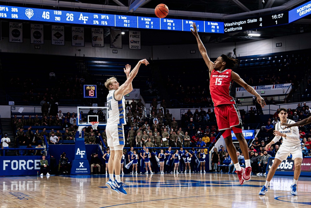 USAFA Men's Basketball vs New Mexico 2024