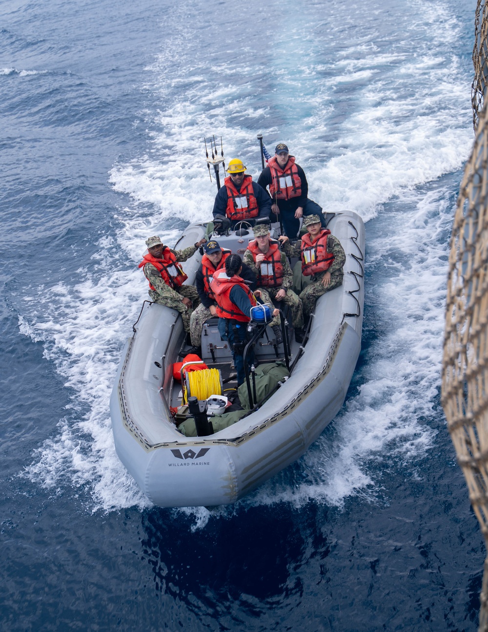 USS Delbert D. Black Operates in the Mediterranean Sea