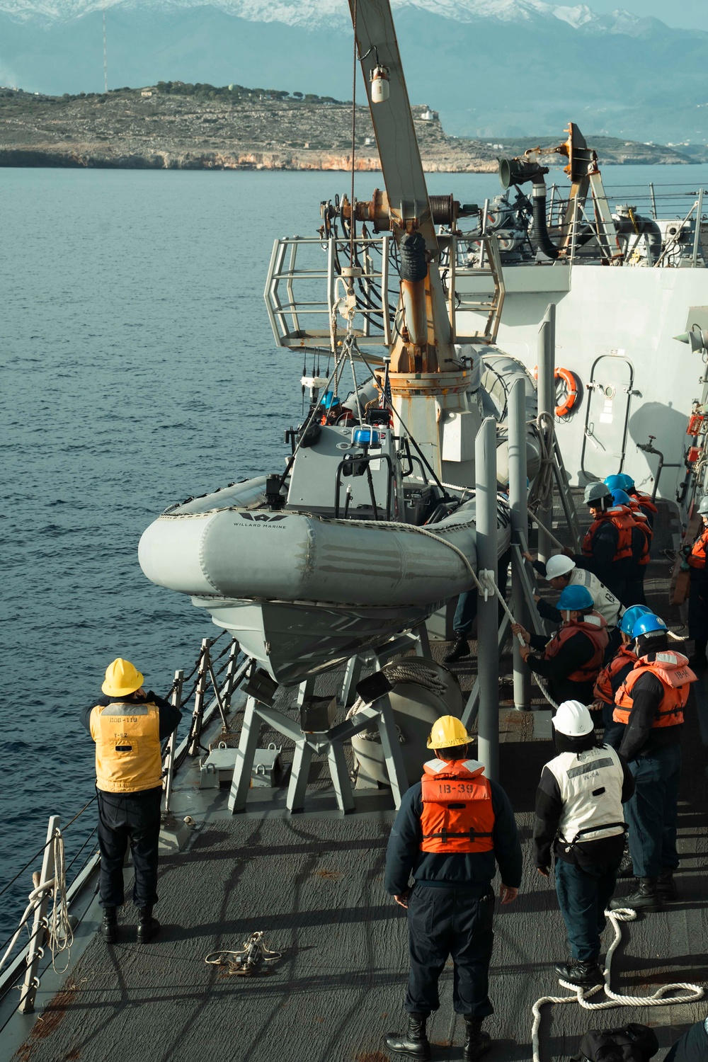 USS Delbert D. Black Operates in the Mediterranean Sea