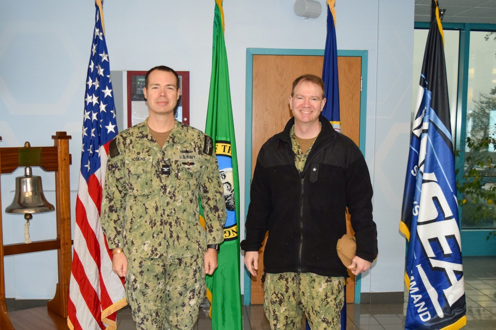 RDML Nicholas Tilbrook visits NUWC Division, Keyport