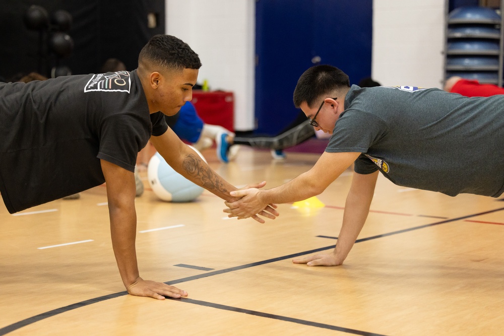 MARFORCOM Marines perform WARR (Warrior Athlete Readiness and Resilience) Training