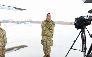 165th Airlift Wing flies its 1st C-130J Super Hercules to Savannah from Lockheed Martin