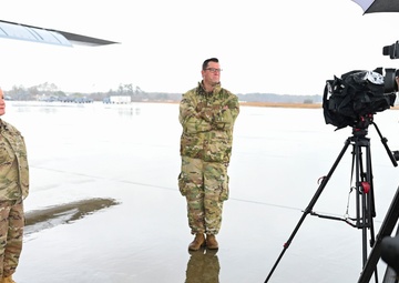 165th Airlift Wing flies its 1st C-130J Super Hercules to Savannah from Lockheed Martin