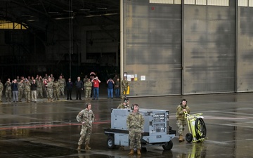 165th Airlift Wing flies its 1st C-130J Super Hercules to Savannah from Lockheed Martin