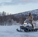 Marines with 1st Battalion, 2d Marine Regiment, Participate in Snowmobile Course