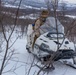 Marine with 1st Battalion, 2d Marine Regiment, Participates in a Snowmobile Course