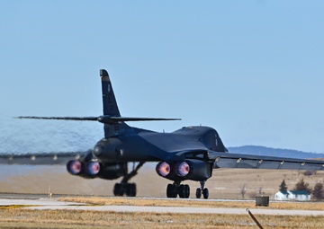 Ellsworth bombers take-off for Dyess AFB