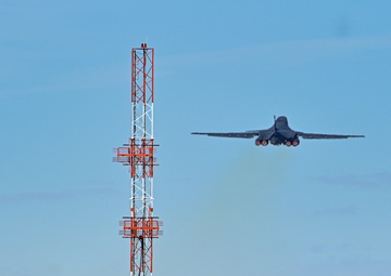 Ellsworth bombers take-off for Dyess AFB