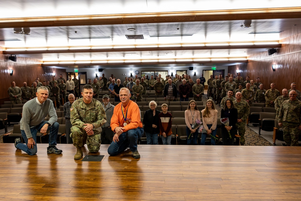 CW5 Drost retires from the Wyoming Army National Guard after 38 years of service