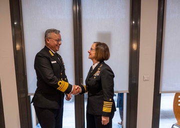 CNO attends the Paris Naval Conference