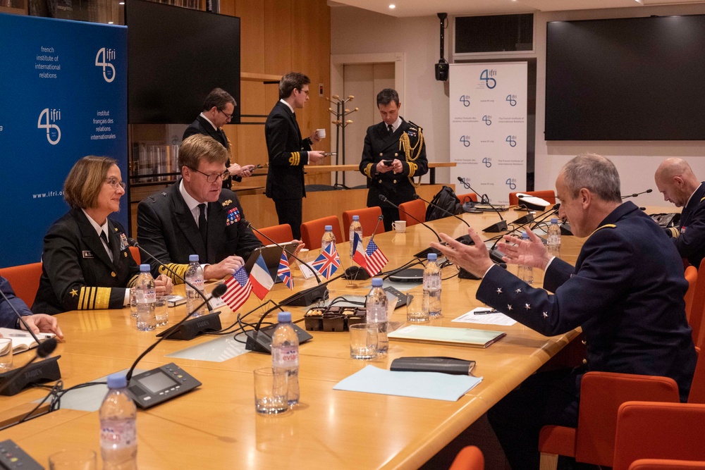 CNO attends the Paris Naval Conference