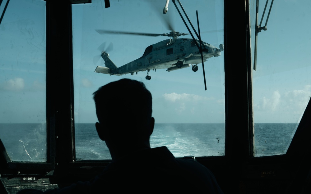 USS Delbert D. Black Operates in the Mediterranean Sea