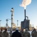Eielson leadership and POL Airmen tour local refinery
