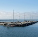 Construction nears completion on a new ammunition pier at Naval Weapons Station Seal Beach