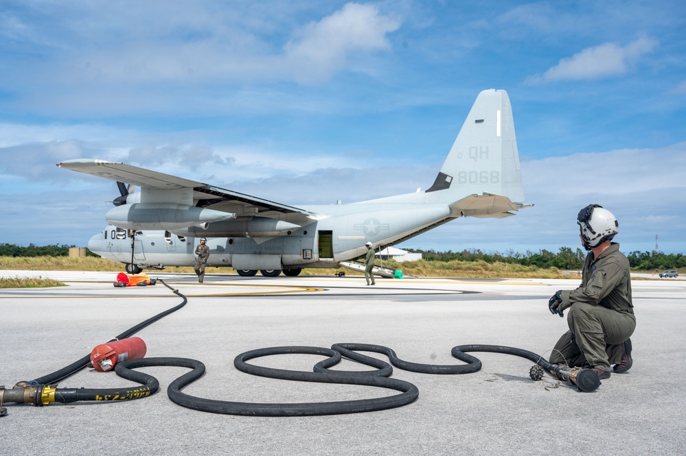 Joint aircraft refueling training on the Pacific Regional Training Center - Andersen