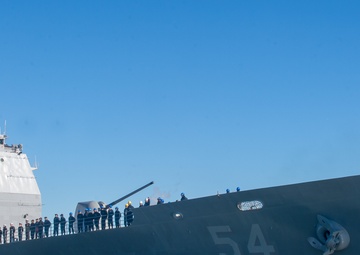 USS Antietam departs Yokosuka after nearly 11 years of forward-deployed service