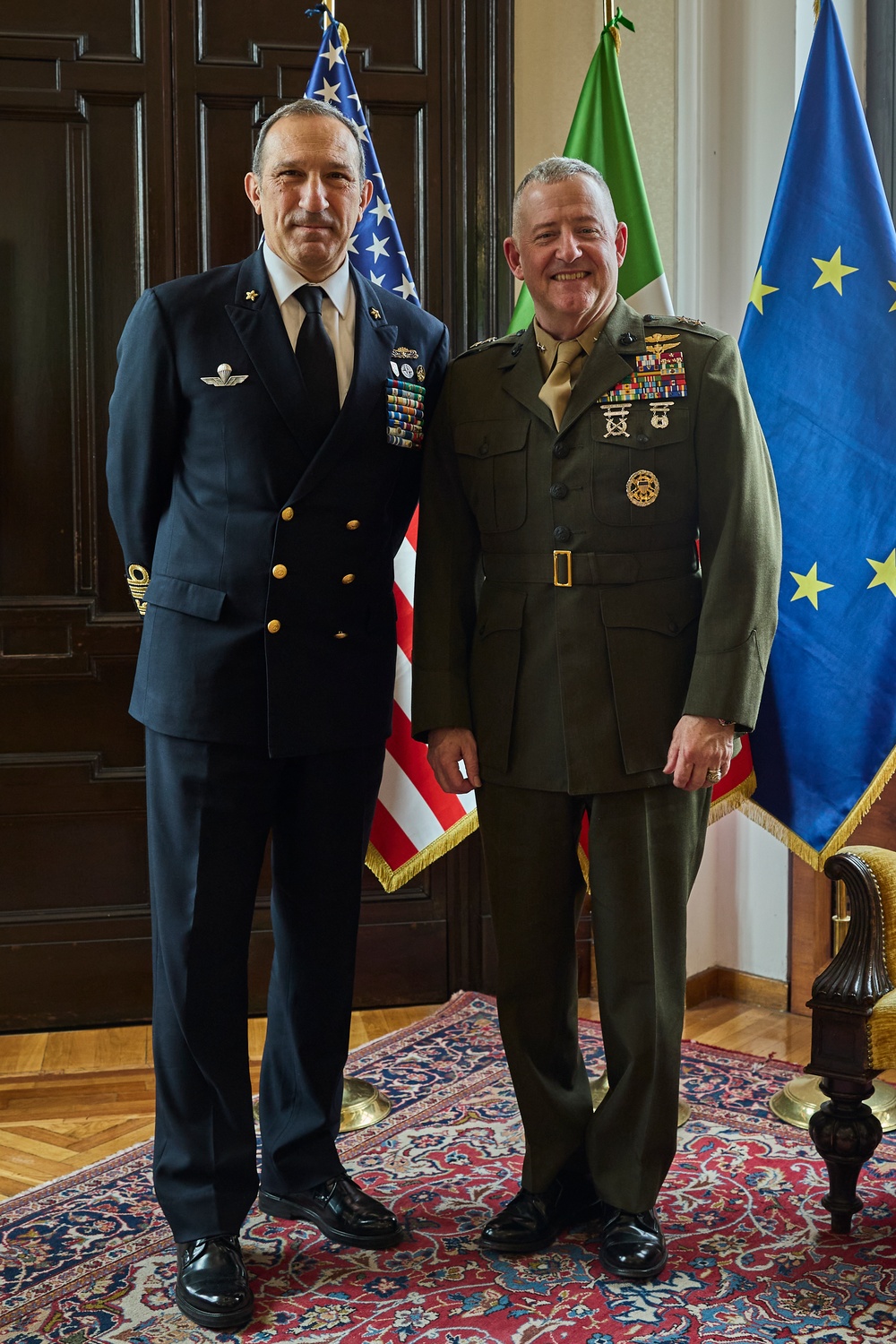 Maj. Gen. Sofge visits Italian Navy Headquarters