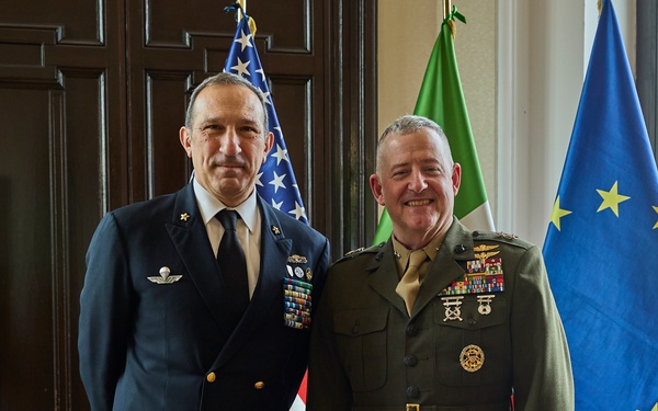 Maj. Gen. Sofge visits Italian Navy Headquarters
