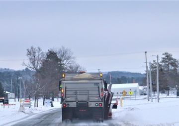 Winter weather hits Fort McCoy with snow, extreme cold in mid-January 2024