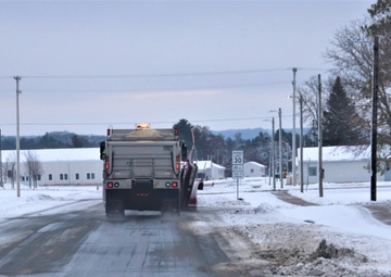 Winter weather hits Fort McCoy with snow, extreme cold in mid-January 2024