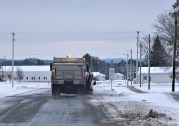 Winter weather hits Fort McCoy with snow, extreme cold in mid-January 2024