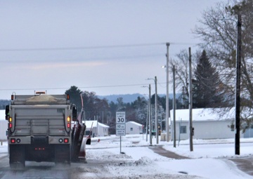 Winter weather hits Fort McCoy with snow, extreme cold in mid-January 2024