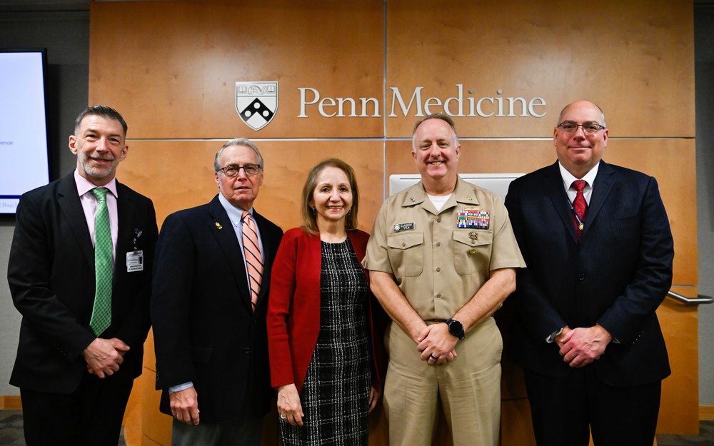 Navy Surgeon General visits University of Pennsylvania Medical Center