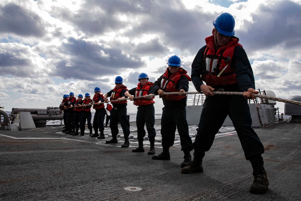 Sailors Conduct Fueling-at-Sea with USNS John Ericsson