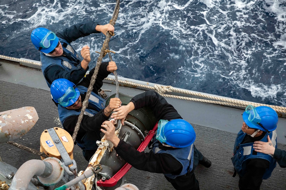 Sailors Conduct Fueling-at-Sea with USNS John Ericsson