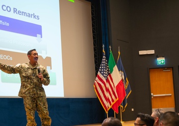 NAVFAC EURAFCENT Holds All Hands Assembly