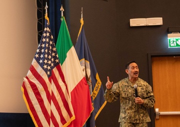 NAVFAC EURAFCENT Holds All Hands Assembly
