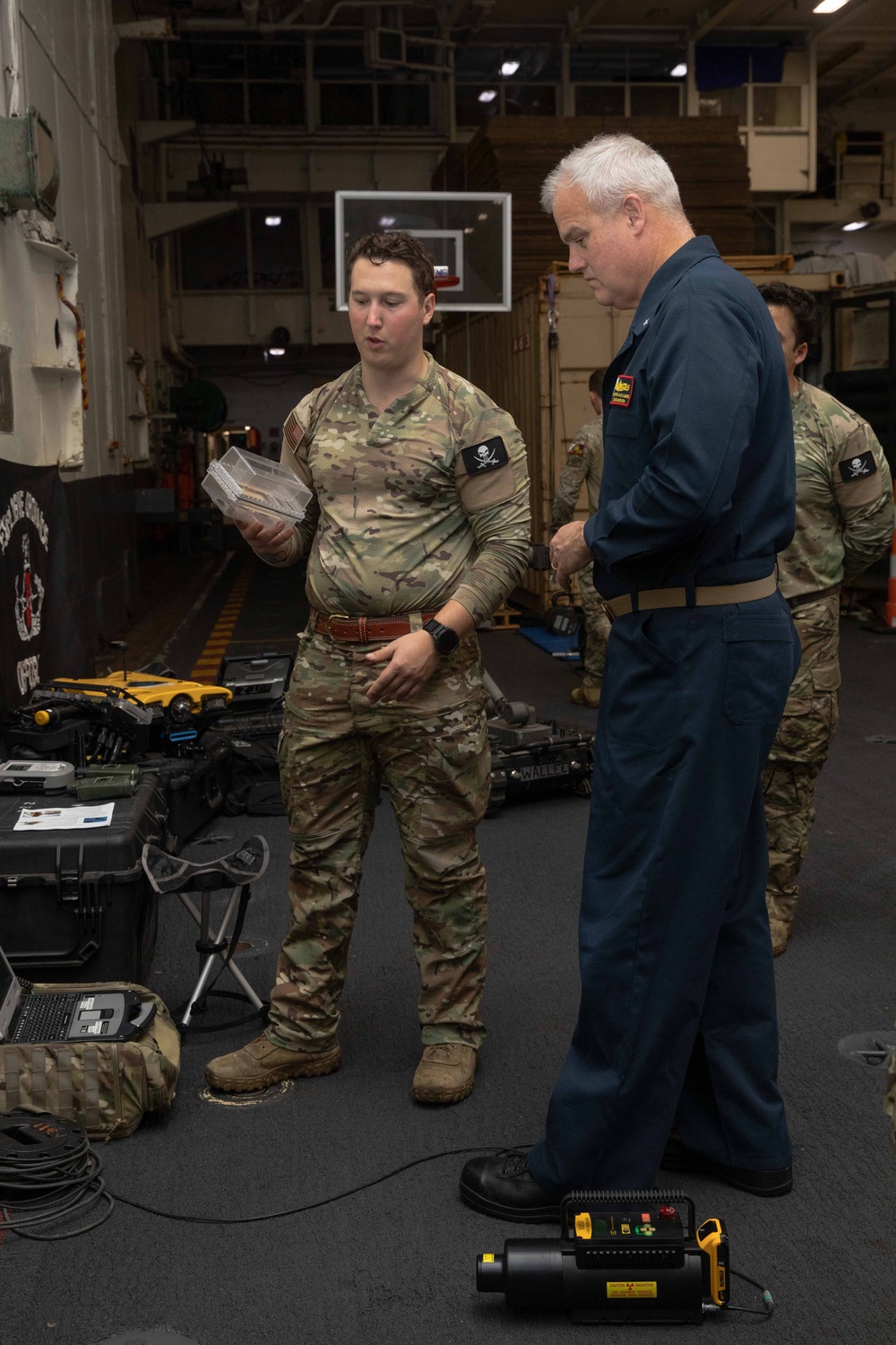 EOD Tests Tools Aboard Theodore Roosevelt