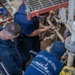 Coast Guard Cutter Polar Star (WAGB 10) engineering department conducts repairs underway