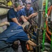Coast Guard Cutter Polar Star (WAGB 10) engineering department conducts repairs underway