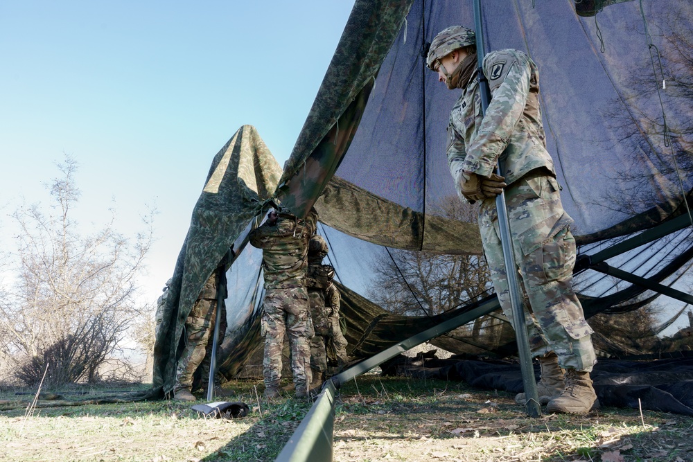 Sky Soldiers Relocate The Tactical Operations Center during Repel Resolve II