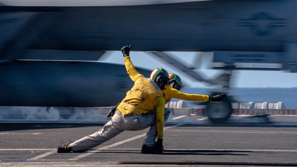 Theodore Roosevelt Flight Ops in U.S. 7th Fleet