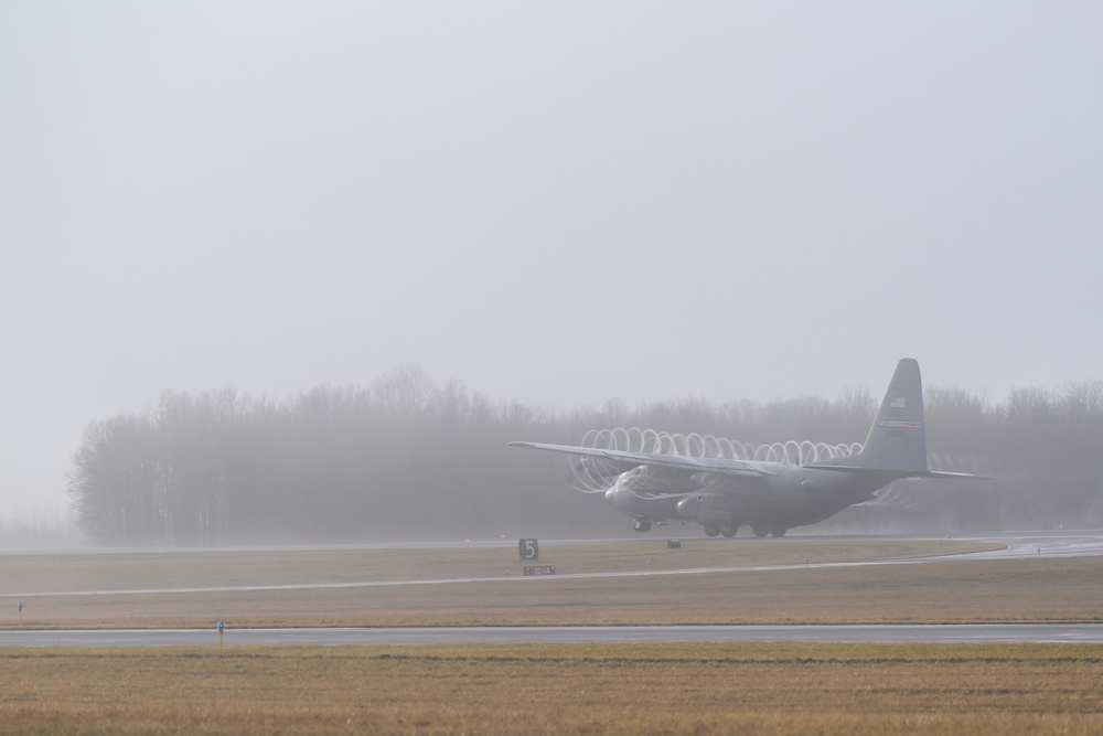 Hercs on a misty morn