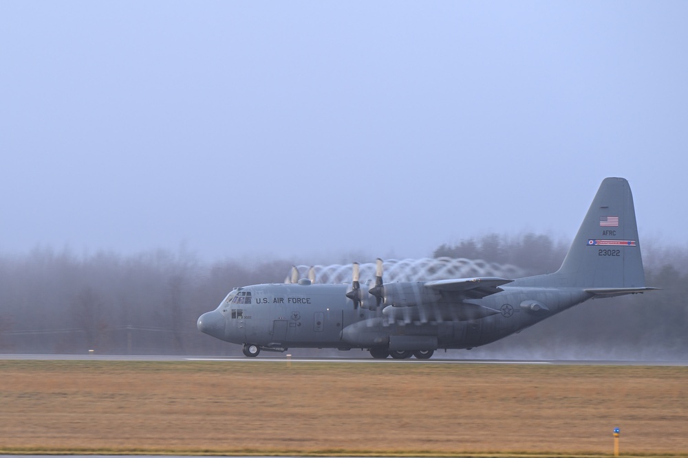 Hercs on a misty morn